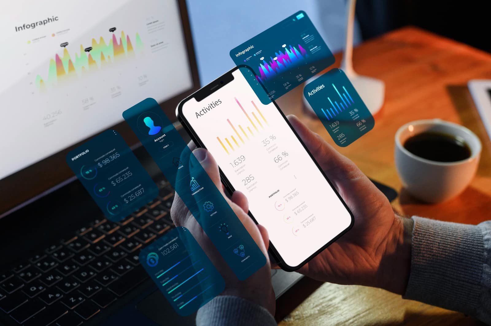 Mobile app UI/UX and interface design for iOS and Android by Solvinex
