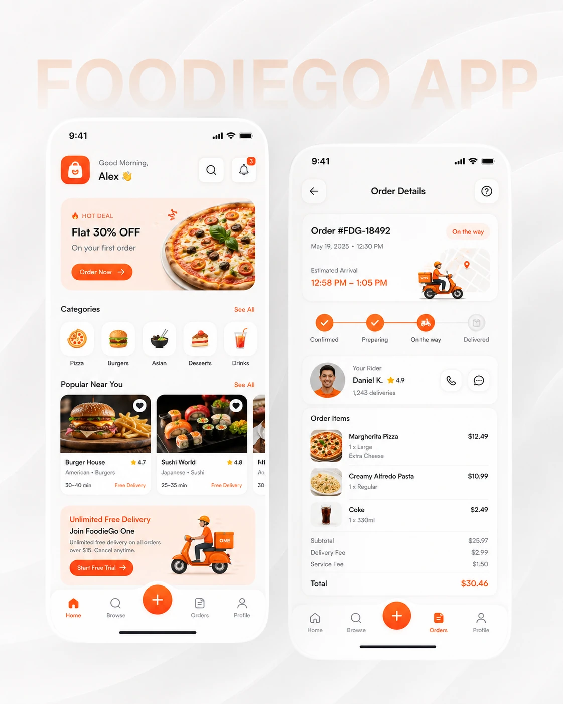 Foodiego Food Ordering App