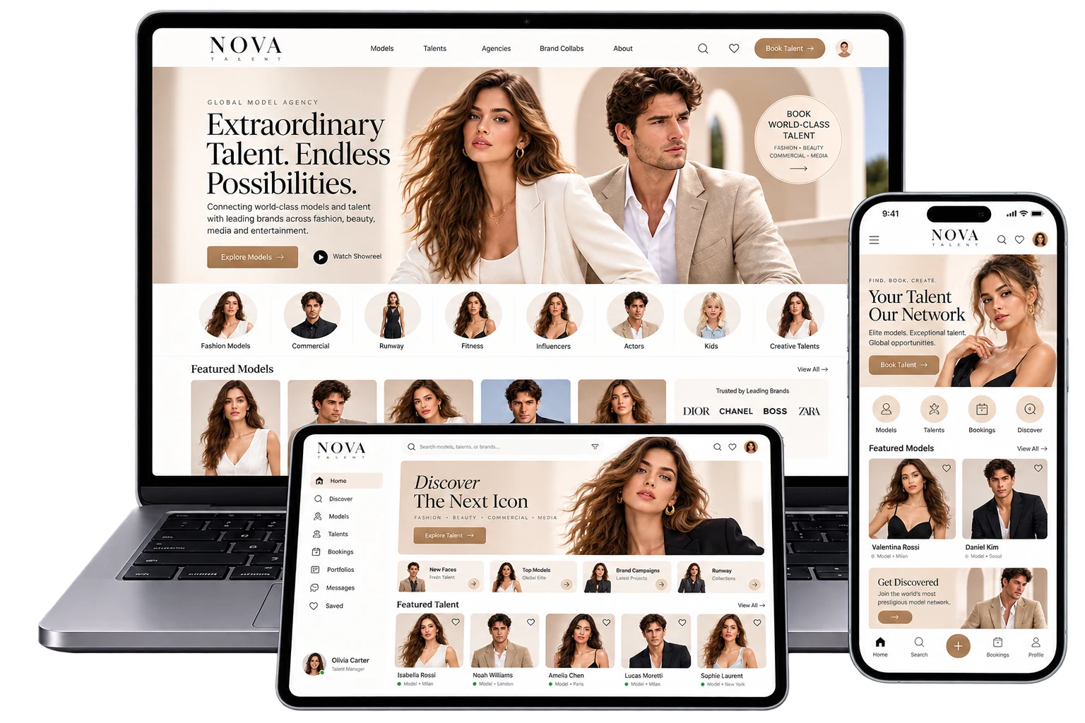 Nova Talent & Models Platform