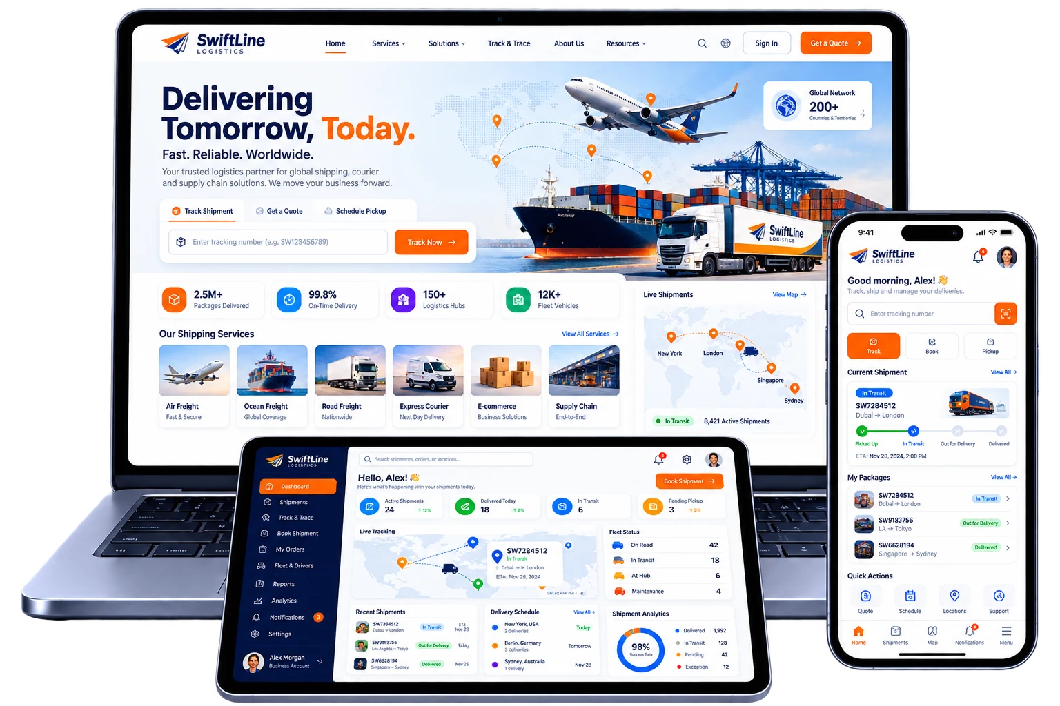 SwiftLine Logistics Platform