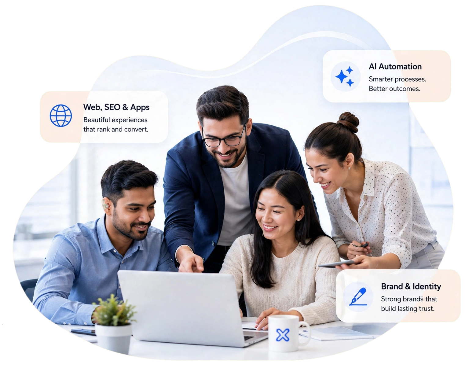 Solvinex digital growth team collaborating