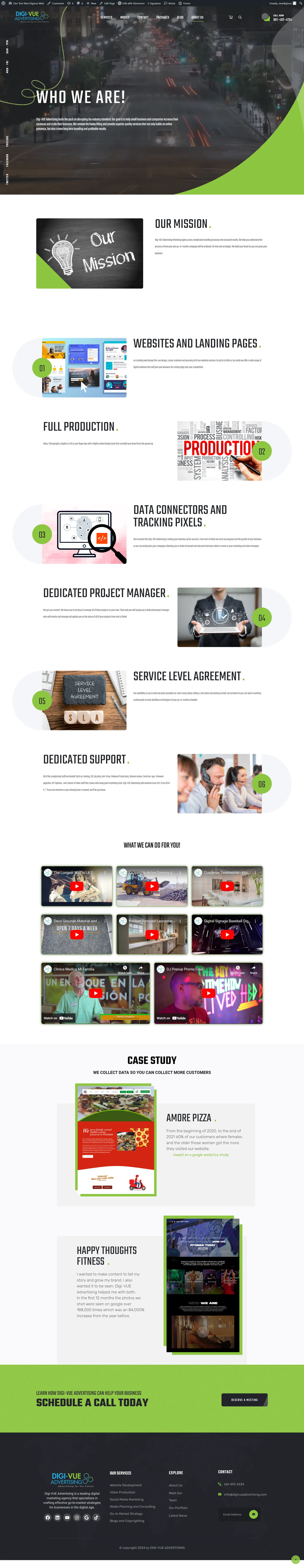 New DigiVue Digital Advertising Website Screencapture Newdigivue Devdigivue About Us 2024 06 11 22 52 09