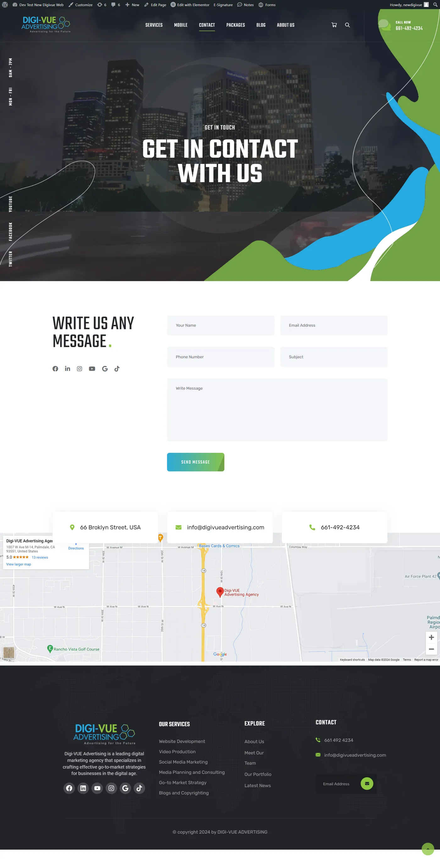 New DigiVue Digital Advertising Website Screencapture Newdigivue Devdigivue Contact 2024 06 11 22 50 01