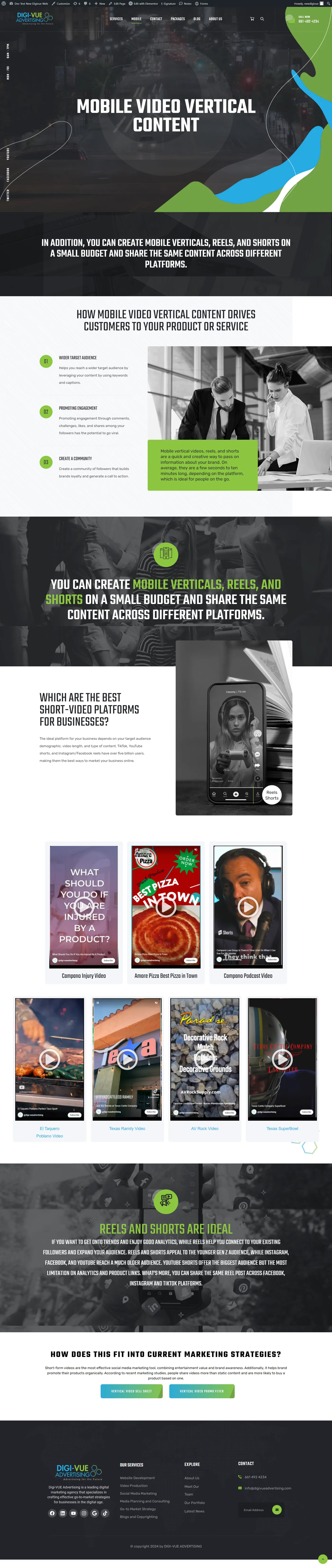 New DigiVue Digital Advertising Website Screencapture Newdigivue Devdigivue Mobile Video Vertical Content 2024 06 11 23 48 16