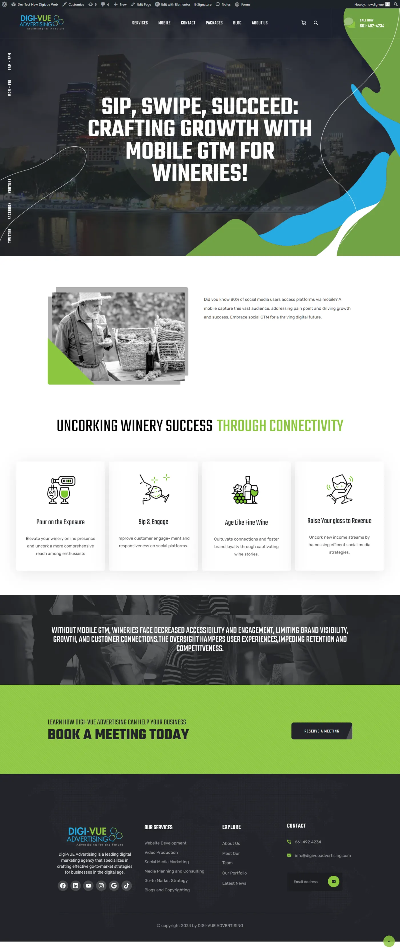 New DigiVue Digital Advertising Website Screencapture Newdigivue Devdigivue Mobile Winery 2024 06 11 23 49 07