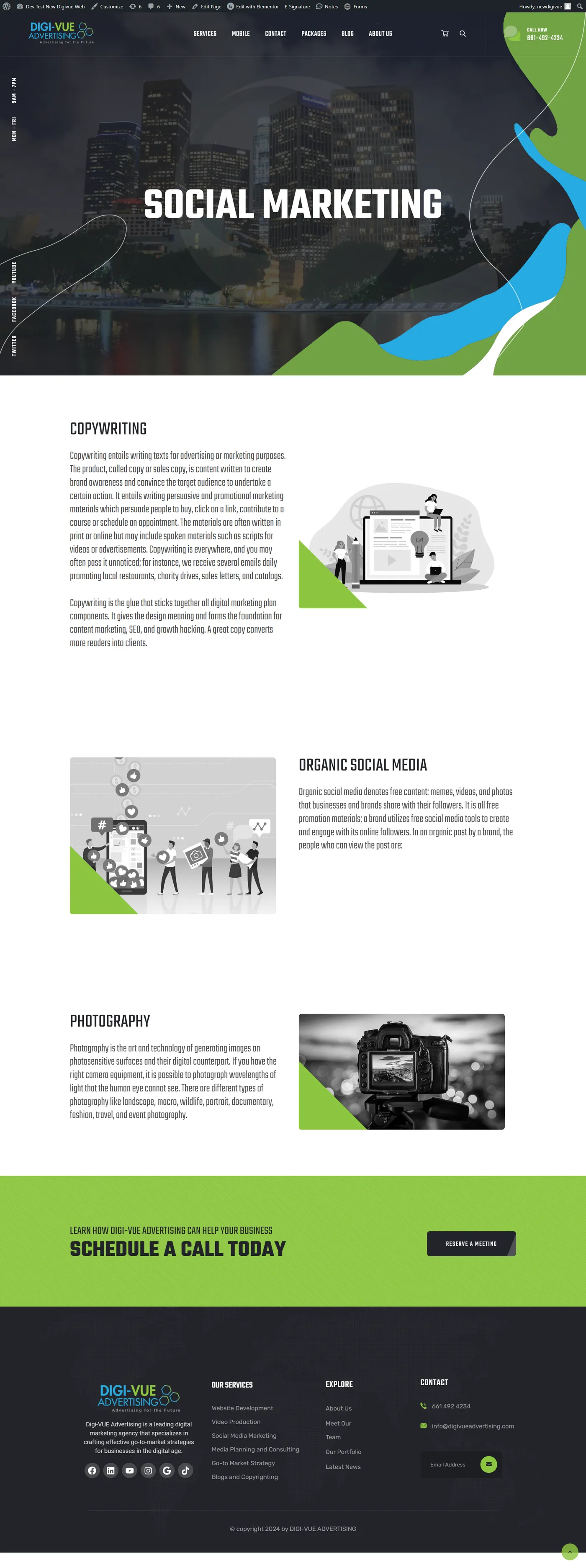 New DigiVue Digital Advertising Website Screencapture Newdigivue Devdigivue Socialmarketing 2024 06 11 23 10 16