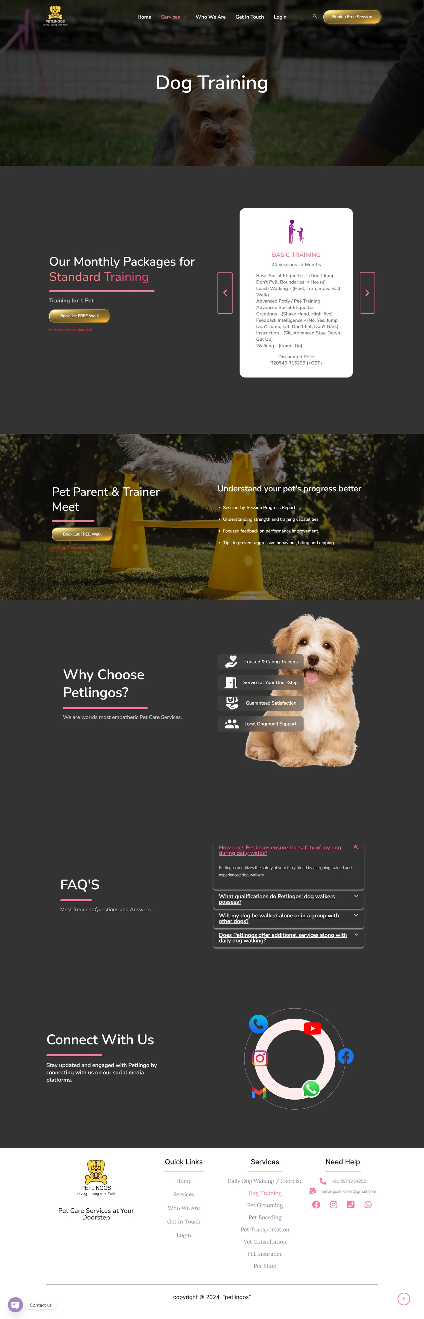 Petlingos Pet Care Platform Screencapture Petlingos Dog Training 2024 05 15 21 49 05