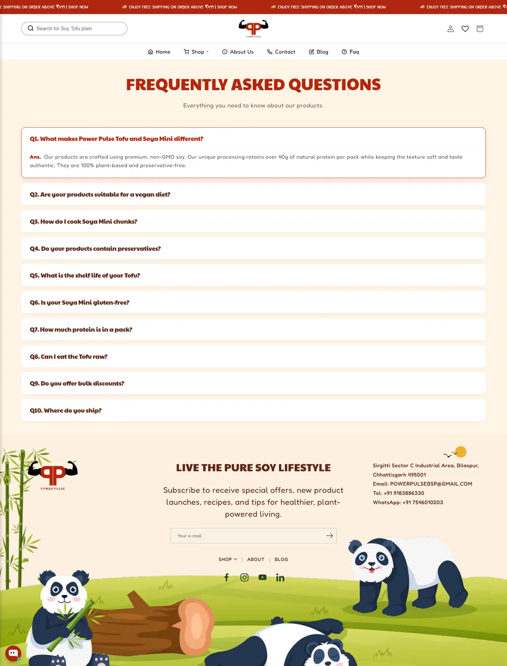 Power Pulse Faq