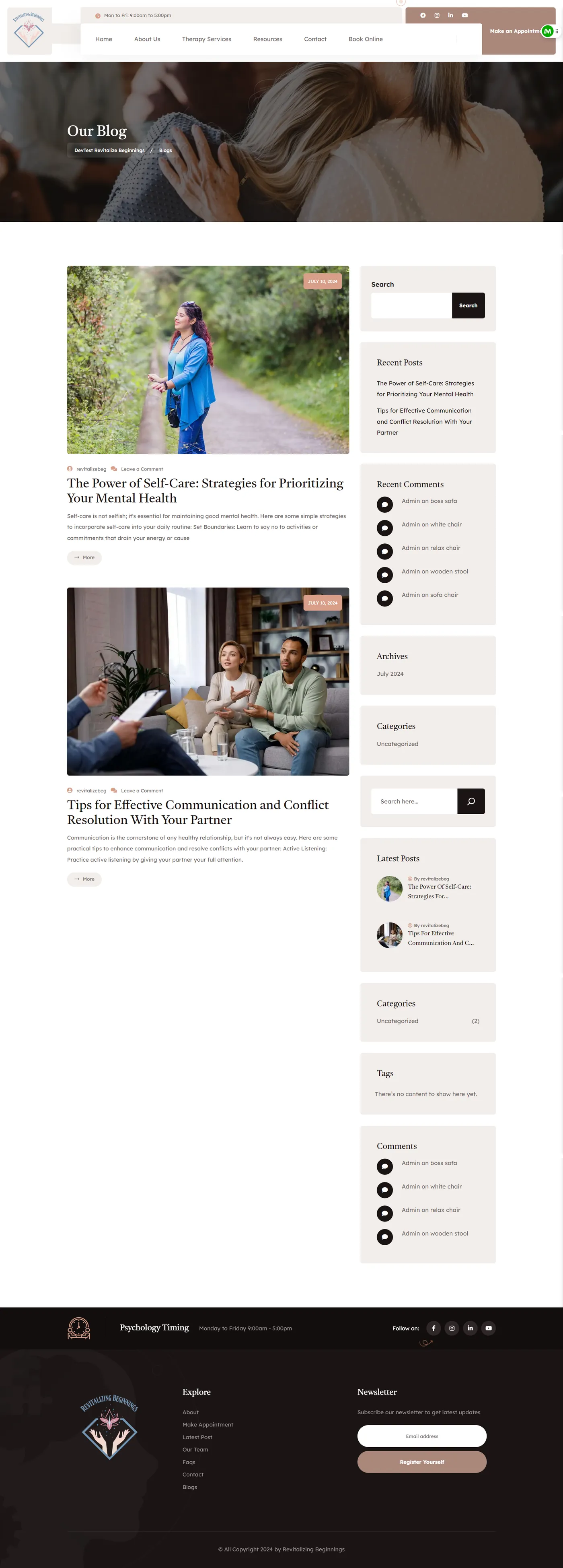 Revitalize Therapy Website Screencapture Revitalize Devdigivue Blogs 2024 08 02 18 09 49
