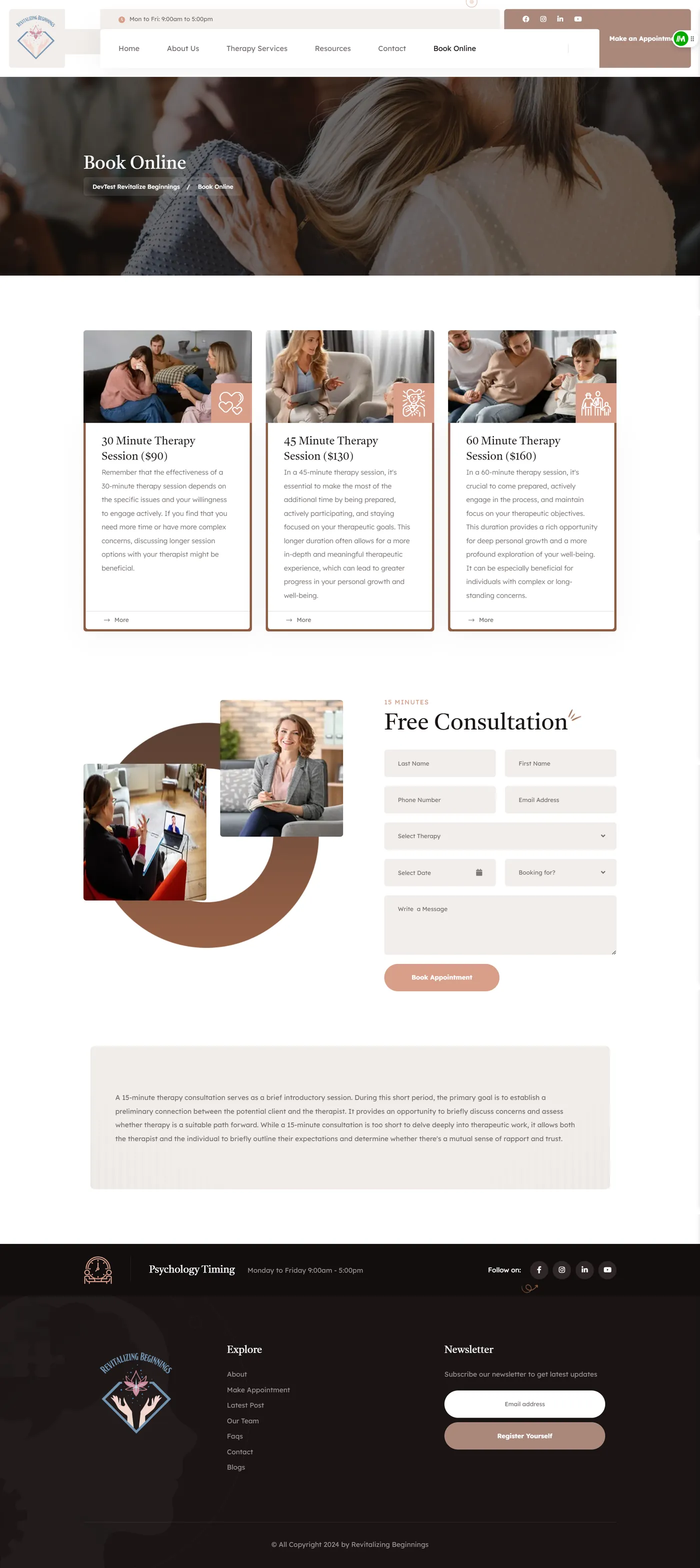 Revitalize Therapy Website Screencapture Revitalize Devdigivue Book Online 2024 08 02 18 09 06