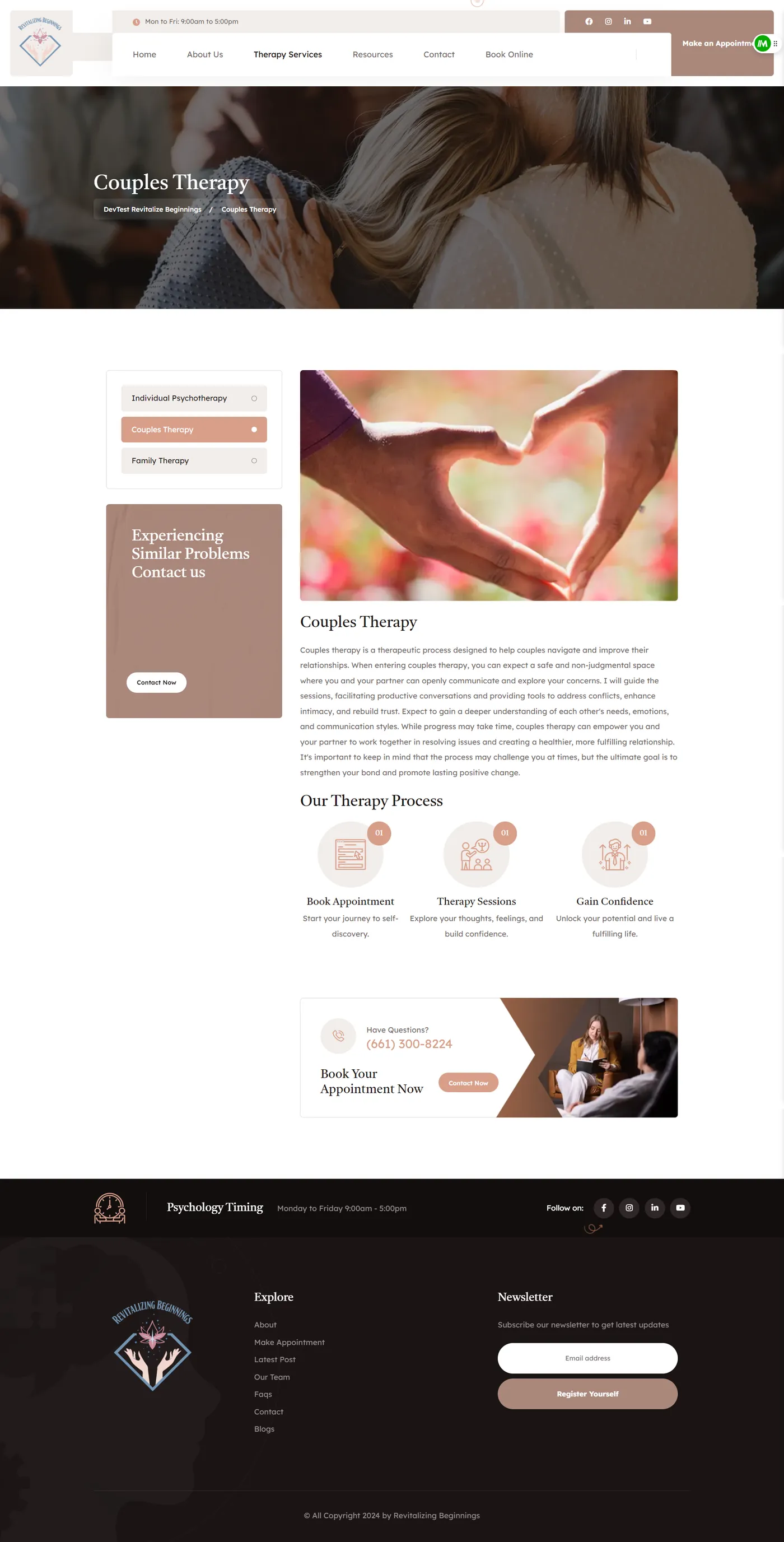 Revitalize Therapy Website Screencapture Revitalize Devdigivue Couples Therapy 2024 08 02 18 06 58