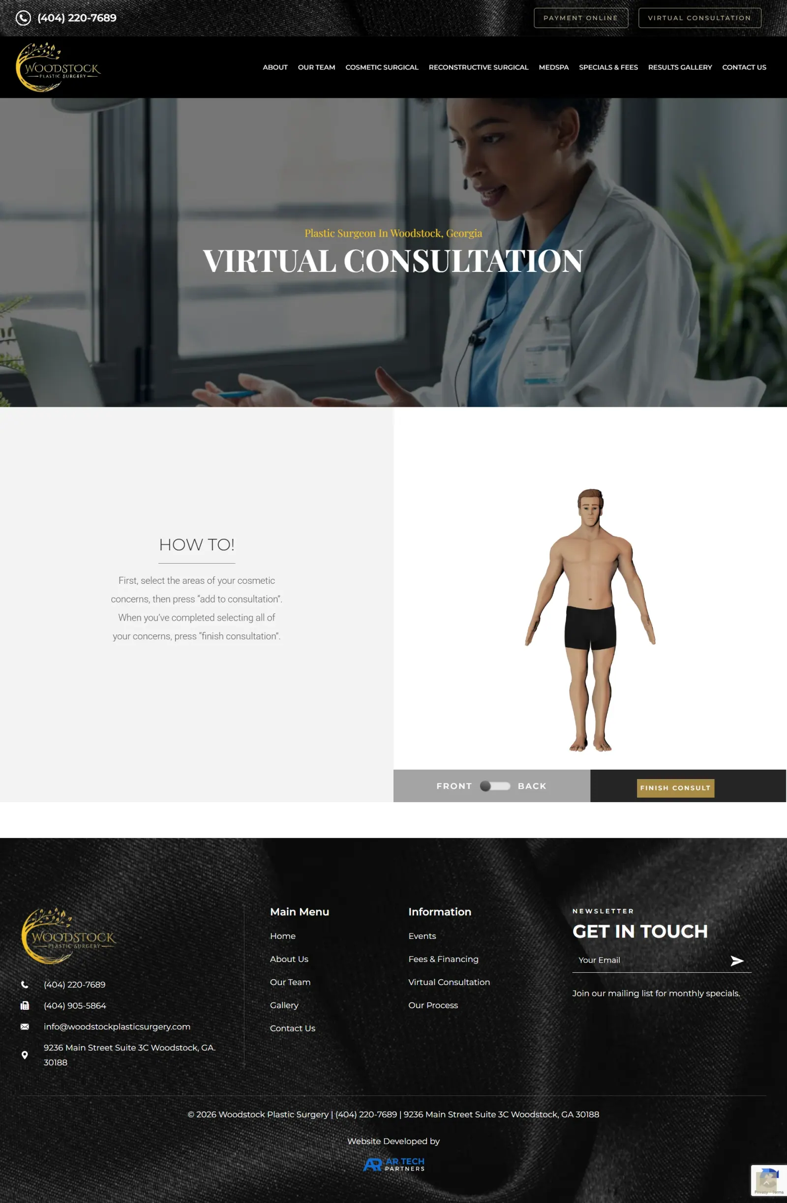Woodstock Plastic Surgery Form Men 1