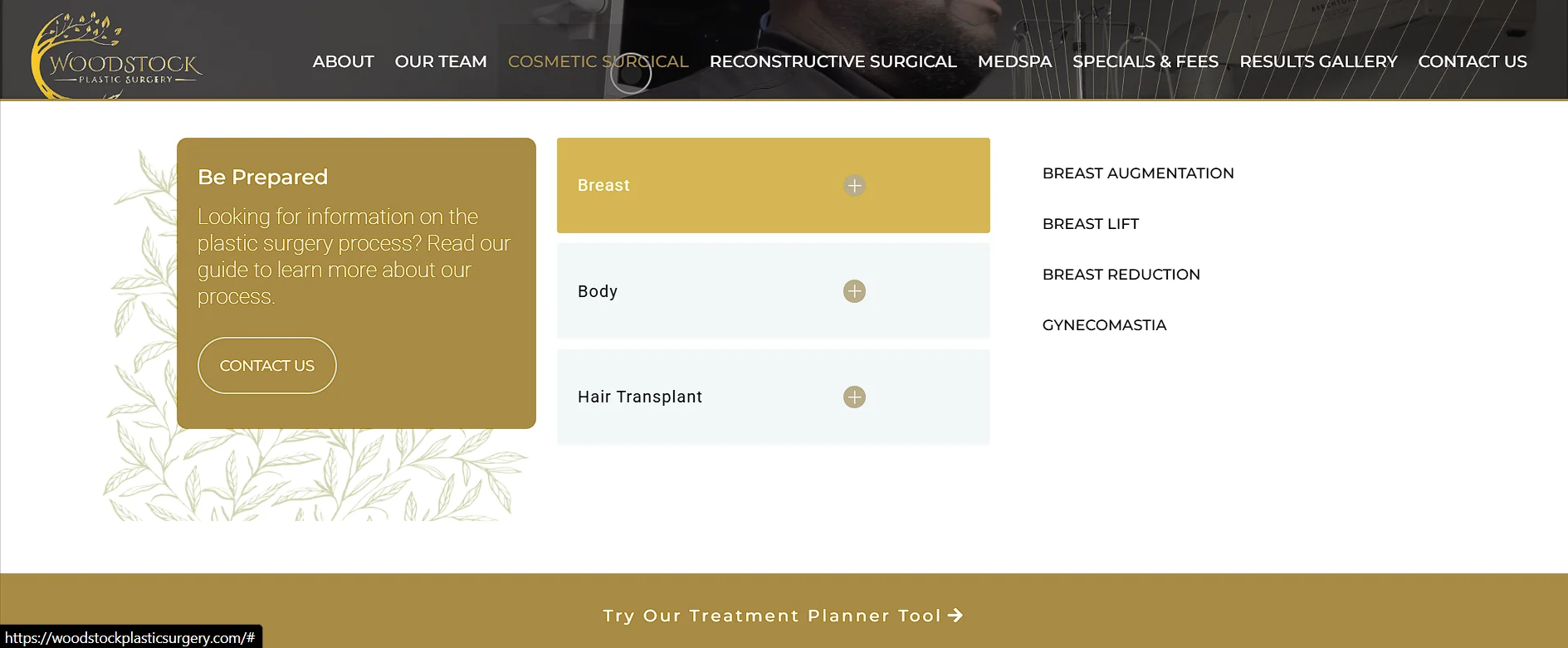 Woodstock Plastic Surgery Mega Menu 3