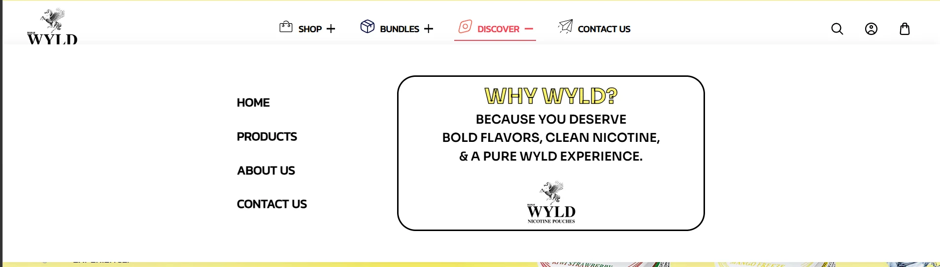 WYLD Mega Menu 2