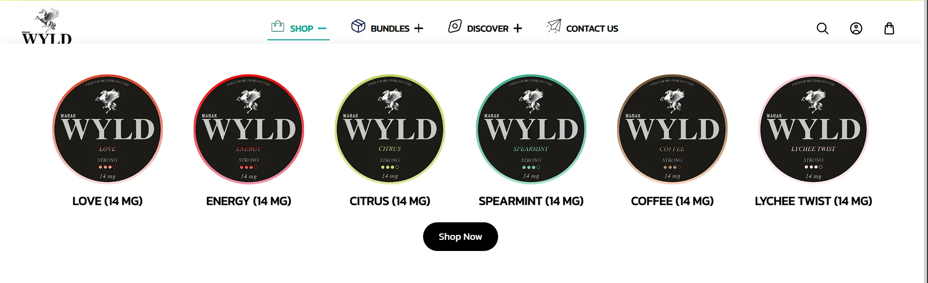 WYLD Mega Menu