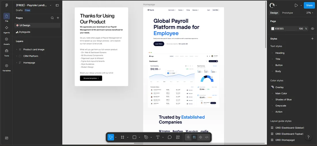 Payroll Landing Page